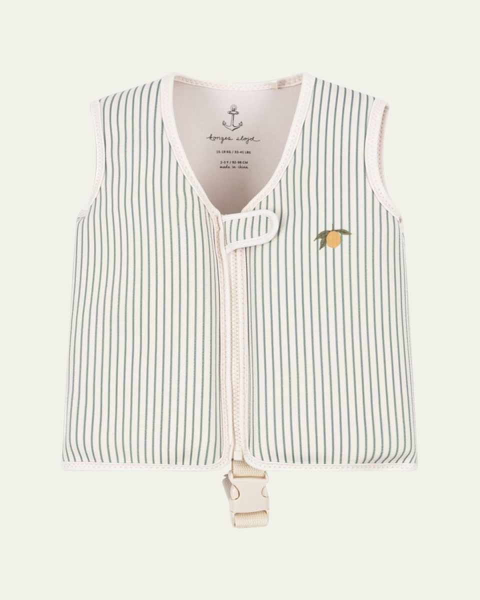 Boy's Ellis Striped Swim Vest, Size 1-6